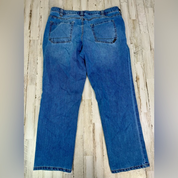 5.11 Tactical Jeans Mens 38x30 Blue Straight Leg Utility Workwear Denim - Picture 10 of 12